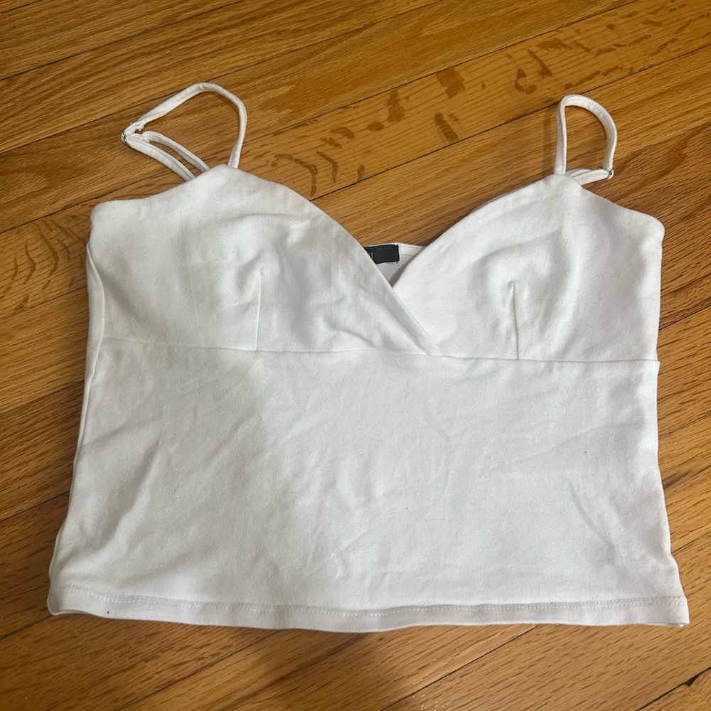 Forever 21 White Camisole Top